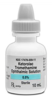 Ketorolac Tromethamine Ophthalmic Solution 0.5% 10mL