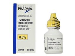 Levobunolol HCl 0.5% Ophthalmic Solution 10mL