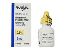 Levobunolol HCl 0.5% Ophthalmic Solution 5mL
