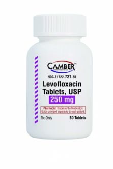 Levofloxacin 250mg PER TABLET