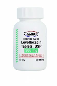 Levofloxacin 500mg PER TABLET