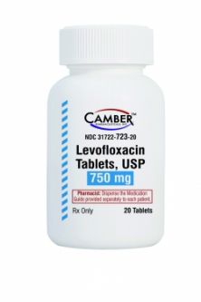 Levofloxacin 750mg PER TABLET
