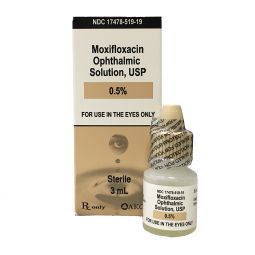 Moxifloxacin Ophthalmic Solution 0.5% 3mL