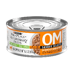 Purina Pro Plan Veterinary Diets OM Overweight Management Savory Selects Turkey 5.5 oz (24 Cans)