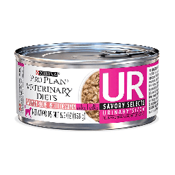 Purina Pro Plan Veterinary Diets UR St Ox Savory Selects Cat Salmon Recipe 5.5 oz (24 Cans)