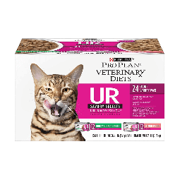 Purina Pro Plan Veterinary Diets UR St/Ox Savory Selects Cat Variety Pack 5.5 oz (24 Cans)