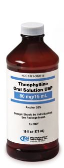 Theophylline Oral Solution 80mg/15mL 16oz