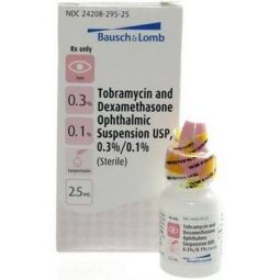 Tobramycin/Dexamethasone Ophthalmic 0.3%/0.1% 2.5 mL