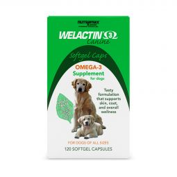 Welactin for Dogs Softgel Caps 120 Count