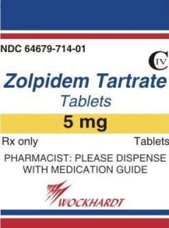 Zolpidem Tartrate 5mg PER TABLET