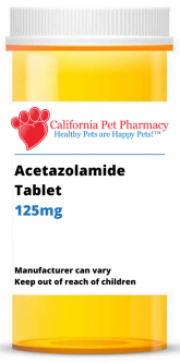 Acetazolamide 125 mg PER TABLET