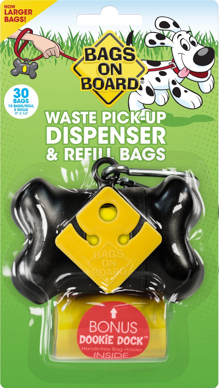 Bags on Board Leak Proof Dog Waste Bags, 9 x14 in. 315 ct. 