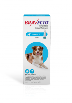 Bravecto Topical Solution for Dogs 44 - 88 lbs (4 Dose)