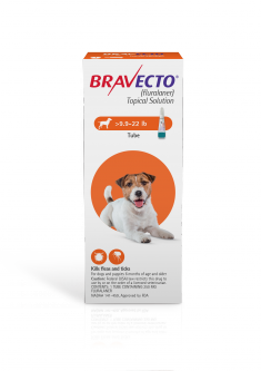 Bravecto Topical Solution for Dogs 9.9 - 22 lbs (2 Dose)