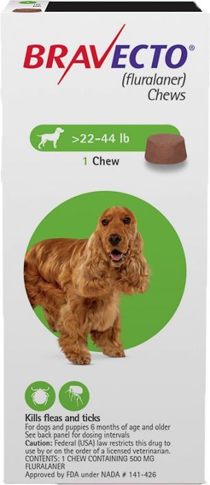 bravecto flea and tick chew