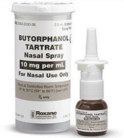 Butorphanol Tartrate Nasal Spray 10mg/mL 2.5mL Bottle