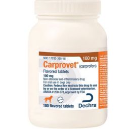 Carprovet (Carprofen) Flavored Tablets 100mg 180 Count