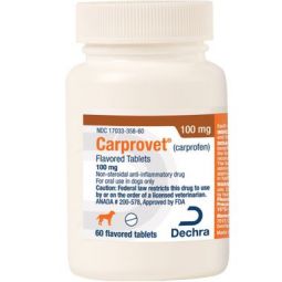 Carprovet (Carprofen) Flavored Tablets 100mg 60 Count