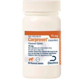 Carprovet (Carprofen) Flavored Tablets 75mg 60 Count