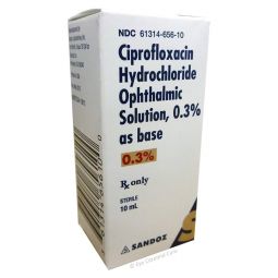 Ciprofloxacin 0.3% Ophthalmic Solution 10 mL