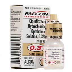 Ciprofloxacin 0.3% Ophthalmic Solution 5 mL