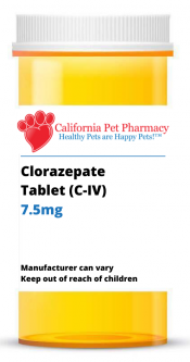 Clorazepate 7.5mg PER TABLET