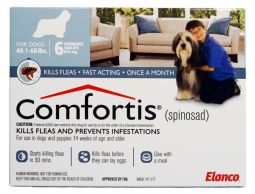 Comfortis 810mg for Dogs 40-60 lbs 1 pill