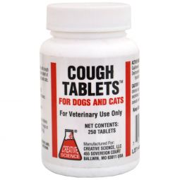 Cough Tablets For Dogs and Cats 250 Tablets