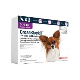 CrossBlock II for Dogs 3-10 lbs 3 Month