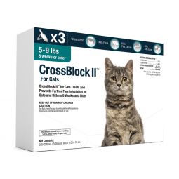 CrossBlock II For Cats 5-9 lbs 3 Month