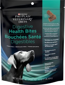 Purina Pro Plan Veterinary Diets Chicken Flavor Digestive Health Bites Dog Treats 16 oz