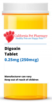 Digoxin 0.25mg PER TABLET