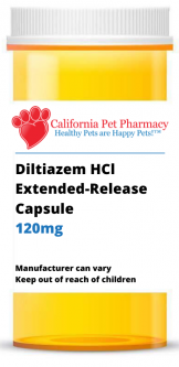 Diltiazem HCl Extended Release 120mg PER CAPSULE