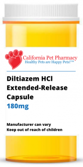 Diltiazem HCl Extended Release 180mg PER CAPSULE