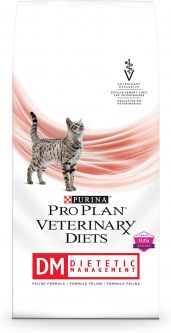 Purina Pro Plan Veterinary Diets DM Dietetic Management Formula Dry Cat Food 6 lb
