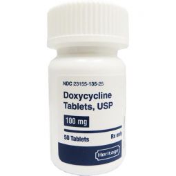 Doxycycline Monohydrate 100mg PER TABLET