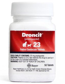 Droncit 23 mg (praziquantel) PER TABLET