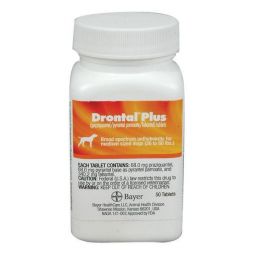 Drontal Plus for Dogs 68 mg (medium) PER TABLET