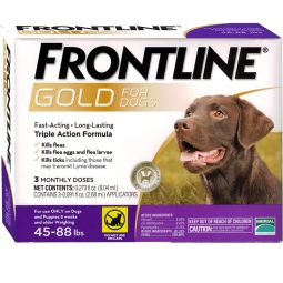 Frontline Gold For Large Dogs (45-88 lbs) 3 Month