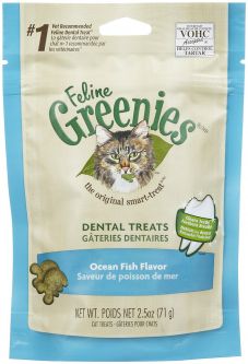 Greenies Feline Dental Treats - Ocean Fish 2.5oz