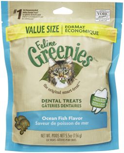 Greenies Feline Dental Treats - Ocean Fish 5.5oz