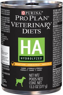 Purina Pro Plan Veterinary Diets HA Hydrolyzed Formula Chicken Flavor Wet Dog Food 13.3 oz (12 Cans)