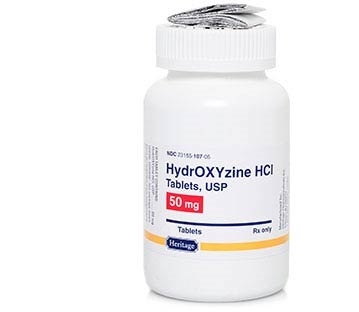 Hydroxyzine HCl 50 mg PER TABLET