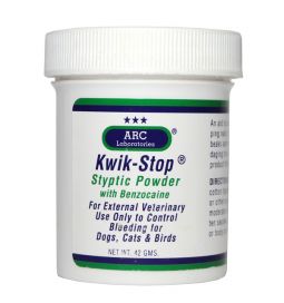 Kwik Stop Styptic Powder with Benzocaine 42g