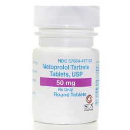 Metoprolol Tartrate 50 mg PER TABLET