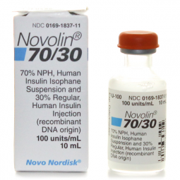 Novolin 70/30 Insulin 100 units/mL, 10mL Vial