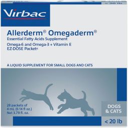 Omegaderm EZ Dose for Small Dogs & Cats 4mL 28 packets