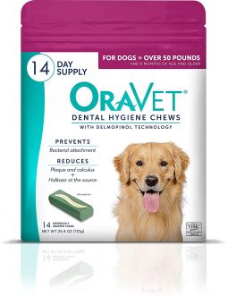 Oravet Dental Hygiene Chews Large 14 Count