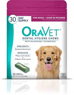 Oravet Dental Hygiene Chews Large 30 Count