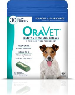 Oravet Dental Hygiene Chews Small 30 Count